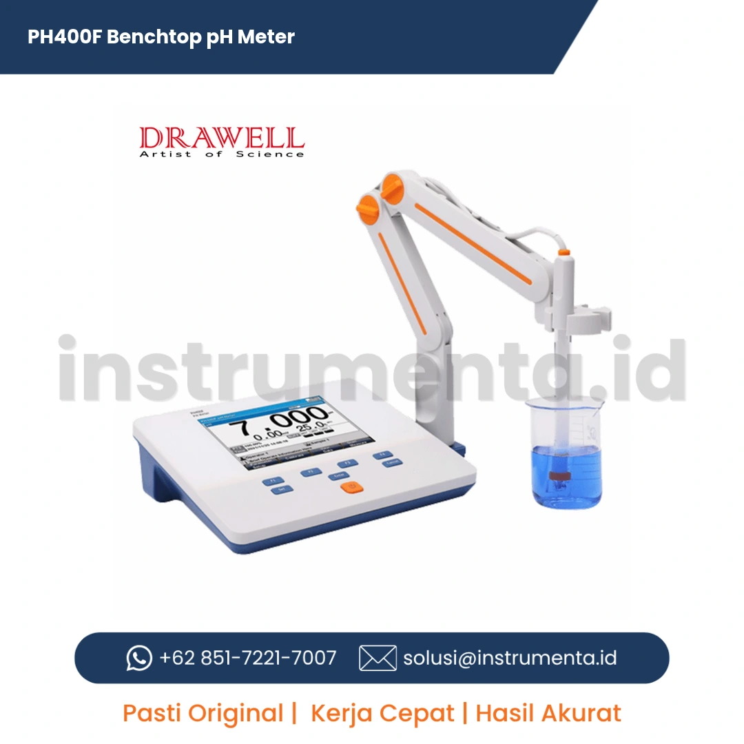 Jual PH400F Benchtop pH Meter Drawell - Distributor Resmi Alat Laboratorium Presisi